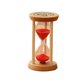 thumbnail image 1 of Reloj de arena decorativo de 3 minutos en color rojo, ideal para juegos, cocina y ejercicios. Fabricado en PVC resistente y vidrio de borosilicato., 1 of 6