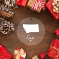 thumbnail image 5 of Koyal Wholesale US State Round Clear Acrylic Christmas Ornament, Montana Home, Long Distance Christmas Ornament Ideas, 5 of 5