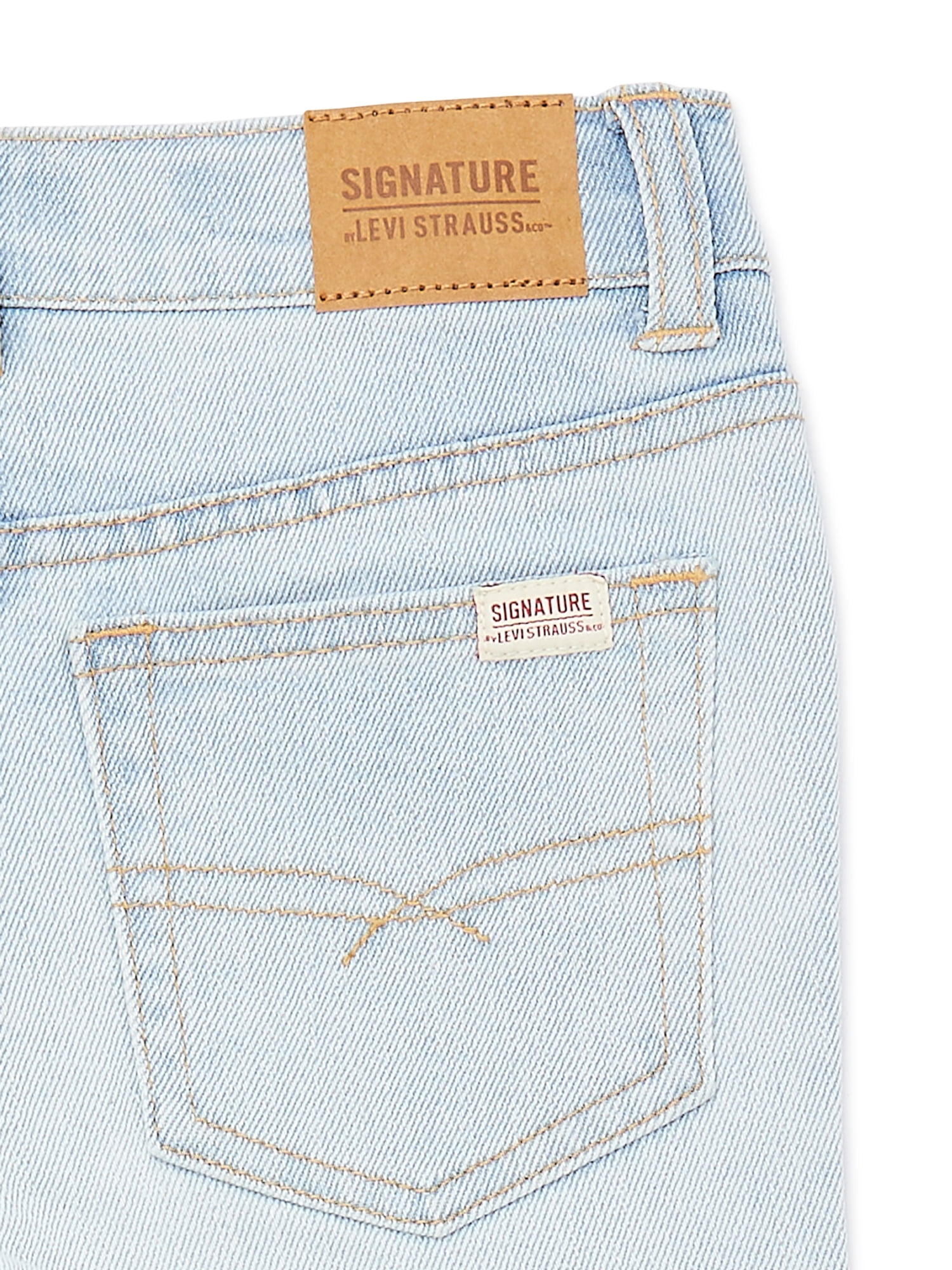 Levi Strauss Signature Girls Heritage Ankle Straight Jeans, Sizes 5-14