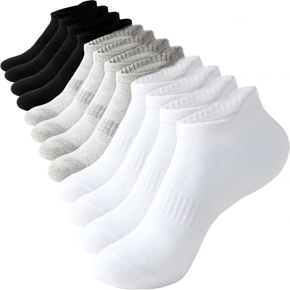TELOLY Women'S Ankle Socks - 6 Pairs Low Cut Tab & No Show Athletics Sports Running