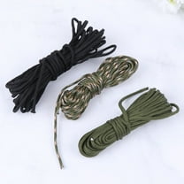LULULION Guy Ropes Braided Nylon Rope Green 3Pcs