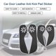 thumbnail image 2 of Adhesivo de cuero para la puerta del automóvil Unique Bargains para Audi A3 2015-2020, protector de borde lateral de panel de puerta impermeable, respaldo adhesivo negro, 1 juego, 2 of 6