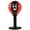 Red RD, variant on Xecvkr Suction Cup Tabletop Boxing Speed Ball Stress Relief Leather Heavy Duty Spring Office Home Compact Mini Punch Training 37cm 1pc