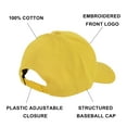 thumbnail image 2 of Super Mario Wario Embroidery Cotton Twill B2 Structured Baseball Cap Traditional Adjustable, 2 of 6