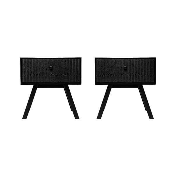 Set de 2 Buros Zenori Negro Kessa Muebles