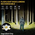 thumbnail image 2 of Linterna Táctica Recargable de Alto Brillo con 7 Modos y Enfoque Ajustable LED para Camping y Emergencias, 2 of 8