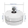 thumbnail image 2 of Nerator 800W 12V 24V 48V 3 Phase arless Permanent Magnet AC Alternators Use For Wind Water Turbine Engine ,Widely Use, 2 of 6