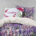thumbnail image 2 of 3D Lavanda Funda de edredón Juego de ropa de cama Fundas de almohada 72, 2 of 2