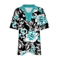 thumbnail image 4 of Camisetas de Manga Corta Impresa Casual para las Mujeres, Camisetas Cortas para las Mujeres Primavera Verano, 4 of 5