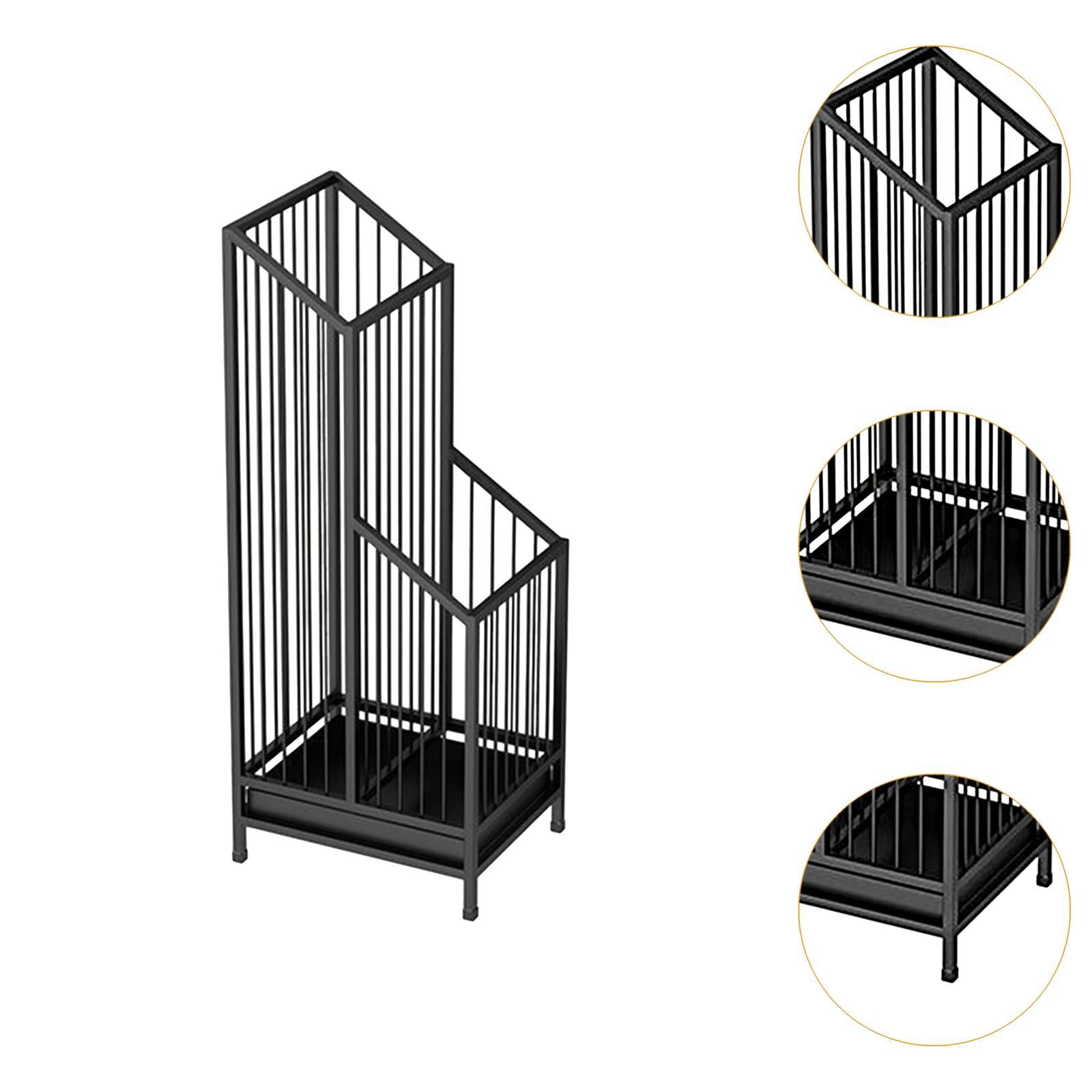 Baoblaze Standing Umbrella Holder Stand Rack for Hotel Entry Black