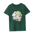 thumbnail image 4 of Camiseta para mujer, camiseta básica, camisetas de verano para mujer, camiseta con cuello redondo para viaje y Camping XL, 4 of 7