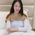 thumbnail image 3 of 1pcs Sleeping Middle-Aged Shawl Cold-Proof Shoulder Protection Waistcoat Traceless Warm-Keeping Warm Shoulder BEIGE NO COLLAR, 3 of 8