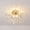 Gold 8 Lights, variant on FETCOI, Modern Firework Chandeliers Crystal Ceiling Light Dandelion LED Pendant Light Fixture Hanging Lamp(8 Lights, Silver)