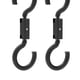 thumbnail image 2 of Colgador en forma de S Capacidad de carga 6 kg Gancho de coche ABS para bolsa de la compra (negro) Likrtyny Accesorios para autos y motos, 2 of 4