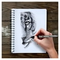 thumbnail image 4 of Pluma Fuente Tinta Negra Zebra Recargable Acero Inoxidable Negro Null, 4 of 4