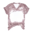 thumbnail image 4 of hoksml Women's Tie Dye V-Neck Short Sleeve Tee Casual Loose Fit Soft Breathable Everyday Summer Top, 4 of 5