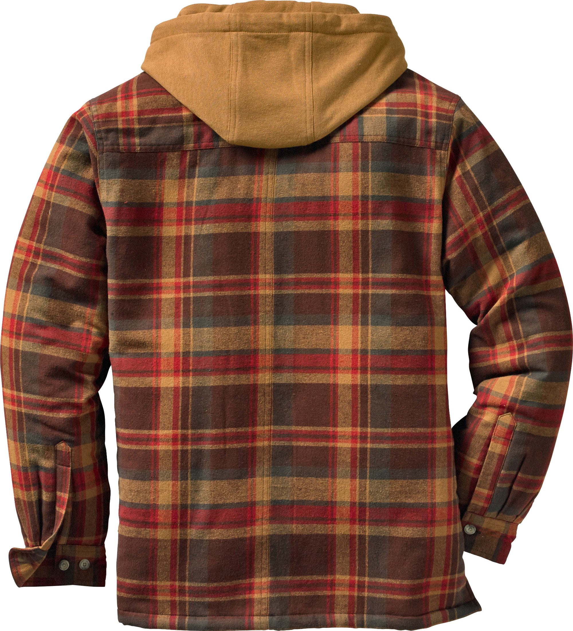Legendary Whitetails Men's Maplewood Hooded Flannel Shirt Jacket