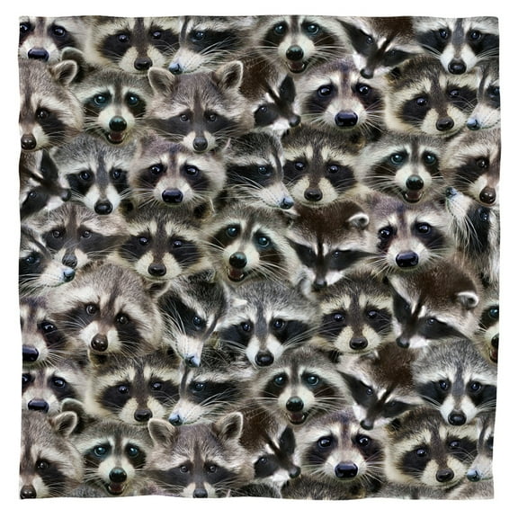 - Racoons - Bandana - 22" x 22"