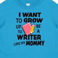 thumbnail image 4 of Inktastic I Want to Grow Up to Be a Writer Like My Mommy Boys or Girls Baby T-Shirt, 4 of 5
