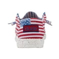 thumbnail image 5 of Hey Dude Men's Wally Stars N Stripes Shoes 150202699, 5 of 5