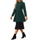 thumbnail image 4 of INSPIRE CHIC Abrigo de Invierno Doble Botonadura con Cuello Caído y Solapa de Bolsillo Verde L, 4 of 6