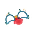 thumbnail image 1 of Cateissary Hilarante payaso nariz roja gafas de fiesta gafas accesorio de disfraces de Halloween Kits de decoración para fiestas, 1 of 6