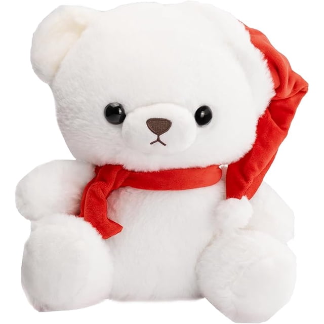 Navidad Oso Bubu blanco 23 cm