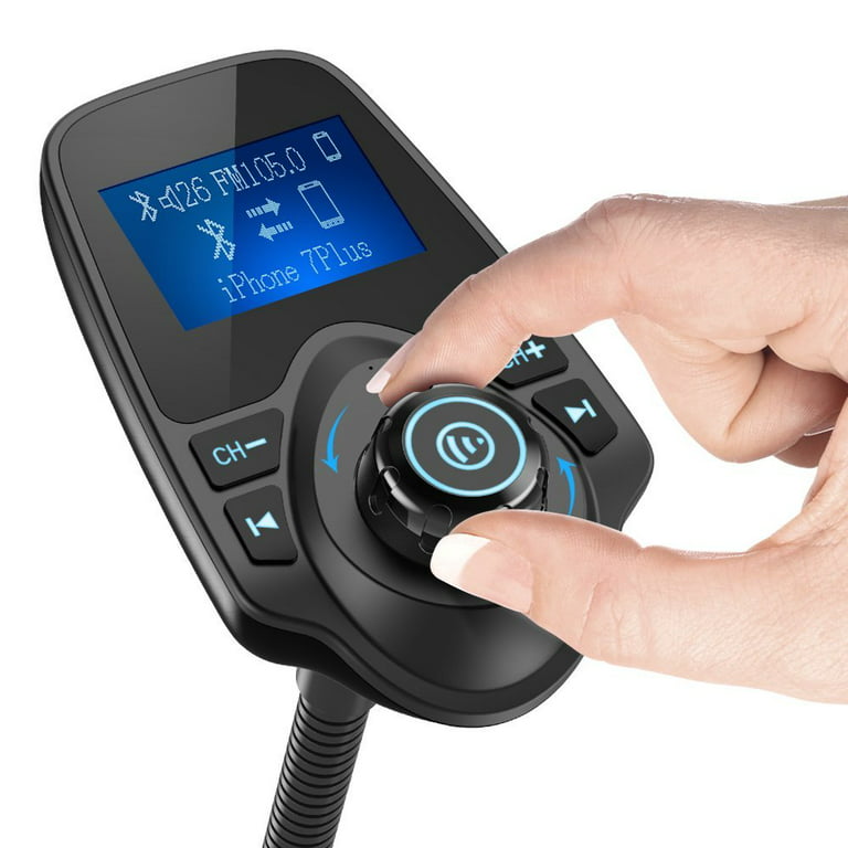 Nulaxy Bluetooth 5.0 FM Transmitter for Car 