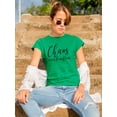 thumbnail image 2 of Chaos Coordination Funny Women Kelly Green T-Shirt, Female x-Large, 2 of 4