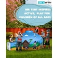 thumbnail image 5 of Skywin Air Tent Playhouse for Kids - 77x50 Inches Inflatable Kids Tent Sets Up and Stores Away in Seconds (Fan NOT Included) (Character), 5 of 9