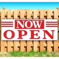 thumbnail image 1 of Now Open 13 oz Vinyl Banner With Metal Grommets, 1 of 4