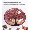 thumbnail image 4 of Acrylic Jigsaw Puzzle Suncatcher-Galactic Colorful Birds, Stained Glass Window Hanging, Home Decor Creative Mom Gifts, Birthday Gifts for Women,Wife, Sisters, Aunt, Besties 7.4in, 4 of 7