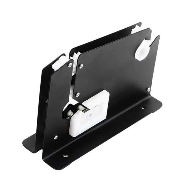 Abbracc Bag Sealing Tape Dispenser Easy to Cut Bag Tying Machine for Shop Black