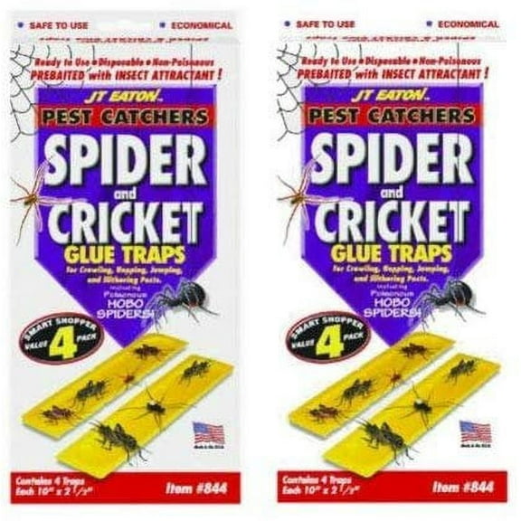 JT Eaton 844 Spider and Cricket Glue Trap, 8 pcs