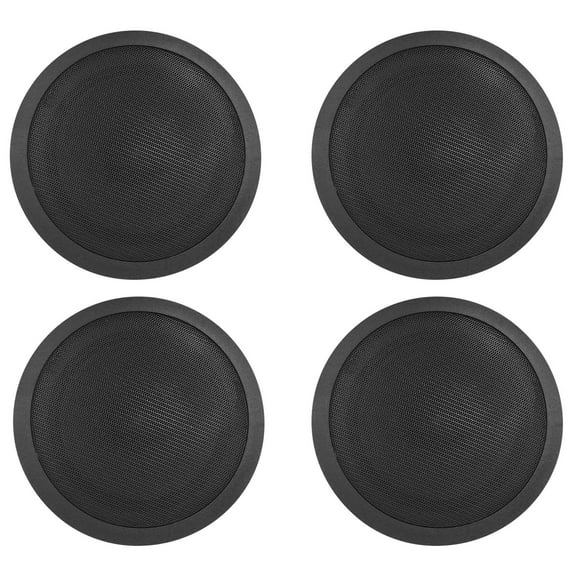 (4) Rockville CCL5T Black 70V 5" Commercial Ceiling Speakers 4 Restaurant/Office