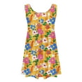 thumbnail image 6 of Beollynier Spring Summer Girls Printed Sleeveless Dress with Pockets - Round Neck A-Line Dress for Kids 3-14 Years - Ideal for Casual Outings Parties and Everyday Wear, 6 of 7