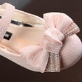 thumbnail image 5 of Toddler Little Girls Bowknot Mary Jane Ballerina Shoes Wedding Bridesmaids Glitter Party Dress Princess Shoes, 5 of 10