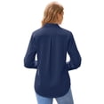 thumbnail image 2 of Vividaire Button Down Shirts for Women Cotton Long Sleeve Dress Shirt Classic Fit Work Business Casual Blouses, 2 of 8