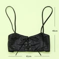 thumbnail image 4 of Cinturón de cintura para mujer, corsé bajo el busto para vestidos con tirantes, estilo steampunk. D negro, 4 of 6