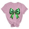 thumbnail image 5 of Elvqul Shirts T - à Col Rond pour Femmes, T-Shirts Graphiques Décontractés, Verts, Fête, Saint-Patrick, Hauts Mignons pour Femmes, Grande Taille, 5 of 5