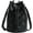 Black, variant on JennyShop Cute Mobile Phone Bag Bucket Bag, Women's PU Leather Woven Drawstring Single Shoulder Crossbody Bag