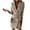 Khaki, variant on VEKDONE Tweed Blazer Dresses Women Work Office Professional Slim Lapel Button Blazer Dress with Waistband Plaid Trench Coat 2024 Clearance on Sale S-2XL