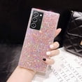 thumbnail image 5 of Galaxy Note 20 5G Glitter Case, Sparkle Bling Shiny Diamond Slim Soft Reflective Clear TPU Rubber Bumper Girl Women Protective Case for Samsung Galaxy Note 20 6.7 inch 2020 (Pink), 5 of 8