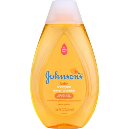 JOHNSON'S Tear Free Baby Shampoo, Free of Parabens, Phthalates, Sulfates and Dyes 13.6 oz (Pack of 3)