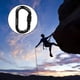 thumbnail image 5 of Mosquetones de escalada Cola 25KN Clips de Mosquetón de bloqueo grandes y resistentes Negro, 5 of 8
