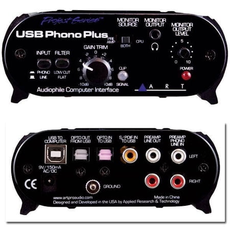 ART USB Phono Plus Turntable Preamp