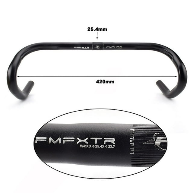 Outil de Réparation de Guidon de Vélo de Route en Alliage d'Aluminium Compact avec Taille Optionnelle 25.4mmx420mm