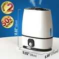 thumbnail image 6 of Everlasting Comfort 6L Cool Mist Humidifier for Bedroom Filterless, Quiet, with Essential Oil Tray (White), 6 of 9