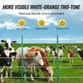 thumbnail image 6 of 2625ft 800m Electric Fence Polywire - 6-Strand Conductive Horse & Cattle Fencing, Heavy Duty Livestock Wire for Pasture, Farm, Ranch - Weatherproof, Low-Resistance, Portable Electric Fencing Kit, 6 of 11