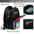thumbnail image 4 of Goofa Roblox Pattern USB Backpack with Charging Port - Large Capacity Travel Backpack , Computer Backpack , Multi-Pocket Laptop Backpack, 4 of 7